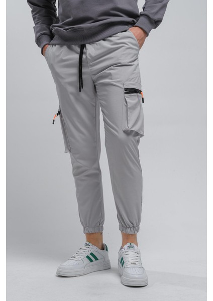 Baltassare Slim Fit Fermuar Detaylı Paraşüt Kargo Cepli Erkek Eşofman Alt fiyatları
