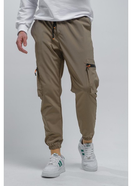 Baltassare Slim Fit Fermuar Detaylı Paraşüt Kargo Cepli Erkek Eşofman Alt fiyatları