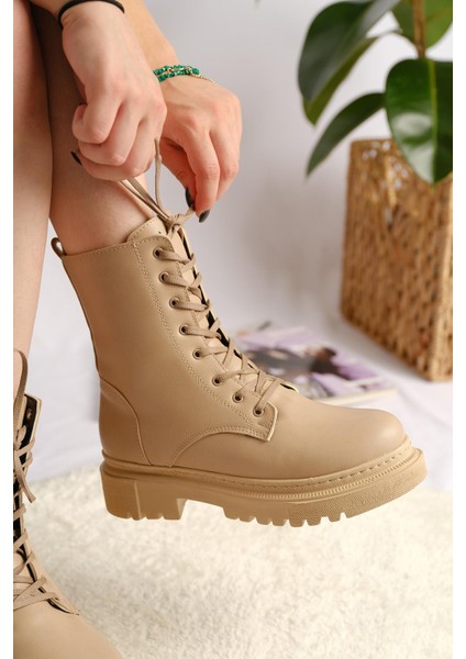 Rozalin Içi Polarlı Basic Kadın Postal Bot