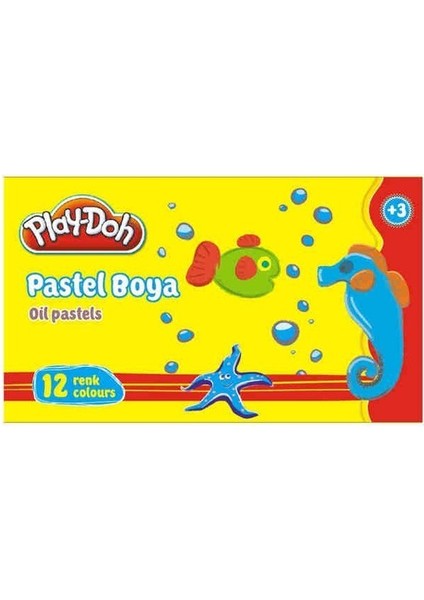 12 Renk Pastel Boya