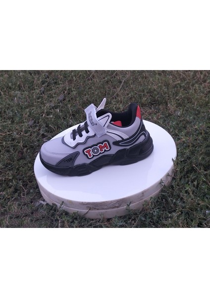 Kalın Hafif Taban Erkek Renkli Yeni Sezon Anatomik Çocuk Spor Sneakers Ayakkabı