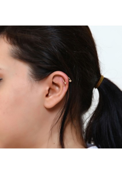 Halka Toplu Altın Helix Piercing