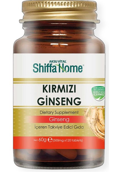 Shiffa Home () Ginseng 500 mg 120 Tablet x 2 Adet