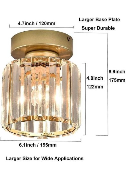 Lambalar Küçük Kristal Tavan Işık Kristal (Yurt Dışından) fırsatları