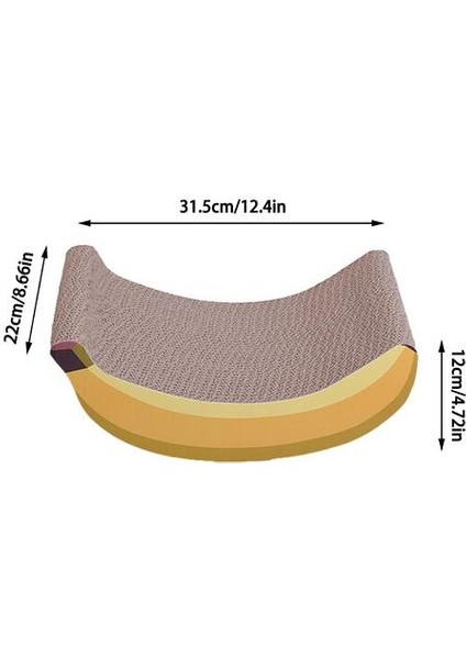 Banana Gibi Kedi Scratcher Kurulu Ev (Yurt Dışından) fırsatları