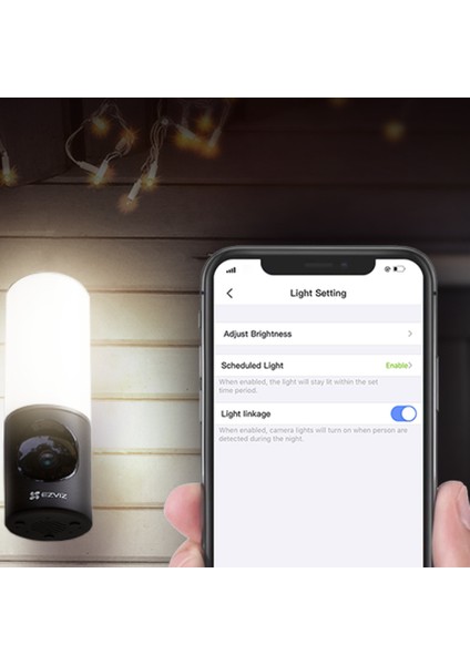 Ezvız Lc3 Akıllı Güvenlik Duvar Işığı Kamerası