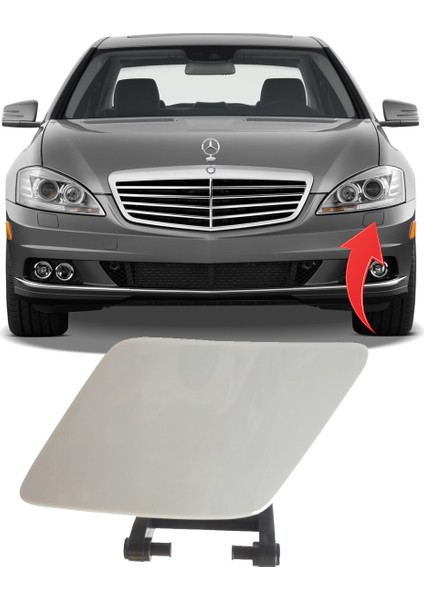 Mercedes S Class W221 Far Yıkama Kapağı Sol 2005-2013 2218801305