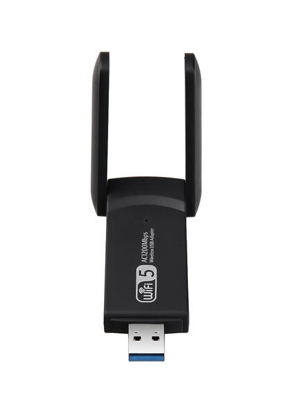 USB 3.0 1200 Mbps Wifi Adaptörü Çift Bant 5 Ghz 2.4 Ghz 802.11AC RTL8812BU Wıfı Anten Dongle Ağ Kartı Dizüstü Masaüstü Için(Yurt Dışından)