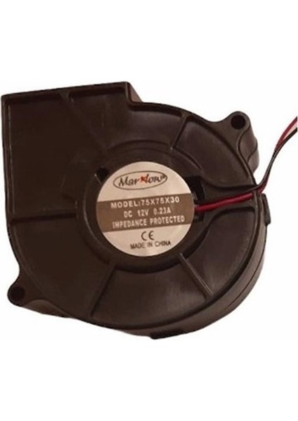 Fan 75X75X30MM 12V Salyangoz