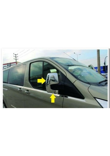 Ford Custom 2012- Abs Plastik Krom Ayna Kapağı