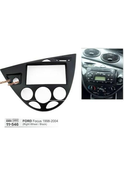 Ford Focus 1 Fiesta 1998-2006 Oto 7 Inc Doble Teyp Çerçevesi