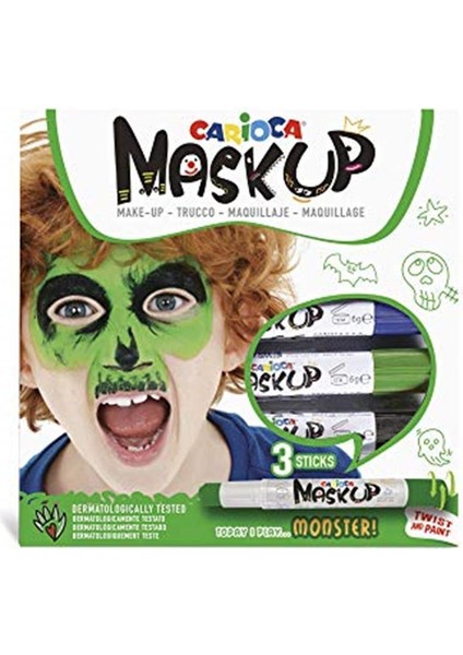 Mask Up, Yüz Boyası – Canavarlar, 3 Renk