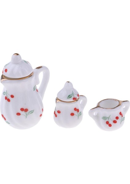 Magideal 1/12 Dollhouse Minyatür Porselen Çay Pot Su Isıtıcısı Öğesi (Yurt Dışından)