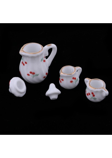 Magideal 1/12 Dollhouse Minyatür Porselen Çay Pot Su Isıtıcısı Öğesi (Yurt Dışından)