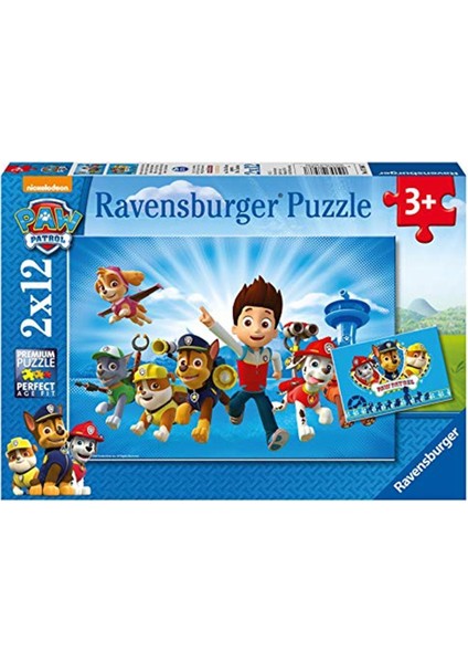 Paw Patrol 1 2X12P Puzzle 75867