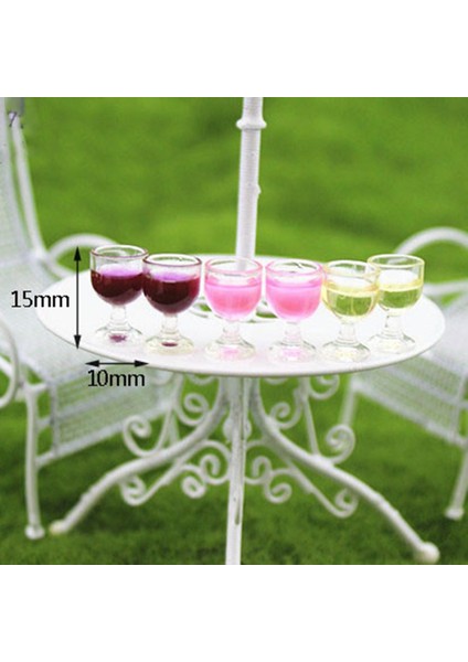 10PCS Gözlük - 1/12 Ölçekli Dollhouse Minyatür Sofra Takımı, Bebek (Yurt Dışından) fırsatları