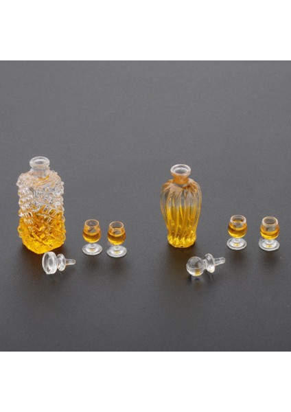 1:12 Dollhouse Minyatür İçecek Şişeleri Viski 3 Adet (Yurt Dışından)