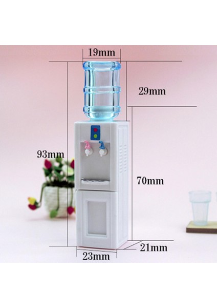 1/12 Dollhouse Su Dispenser Dolay Dekorasyon Aksesuarları Dekor (Yurt Dışından)