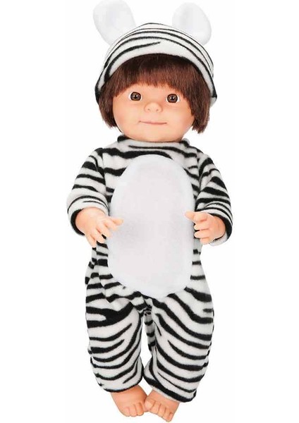 Dollz'n More Bebelou Kostüm Partisi Bebeği 40 cm - Zebra Kostümlü Bebelou