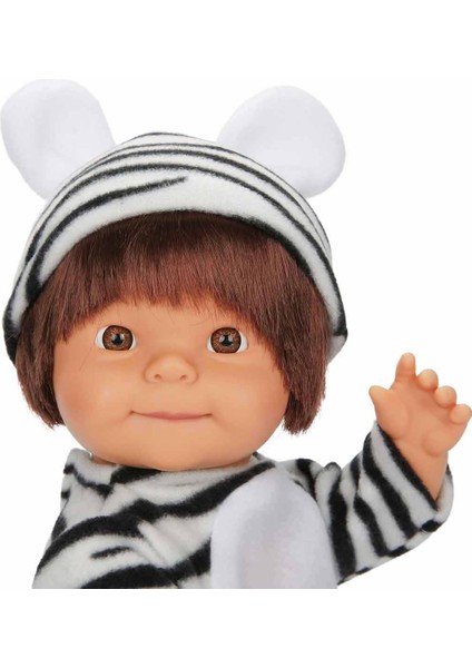 Dollz'n More Bebelou Kostüm Partisi Bebeği 40 cm - Zebra Kostümlü Bebelou