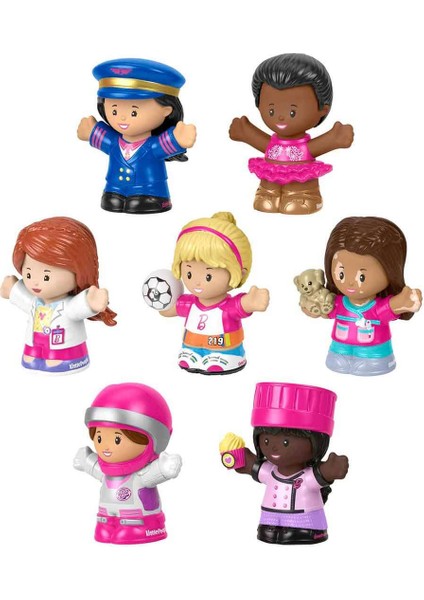 Fisher Price Little People Barbie ile Her Şey Mümkün Barbie Figürleri HCF58