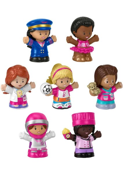 Fisher Price Little People Barbie ile Her Şey Mümkün Barbie Figürleri HCF58