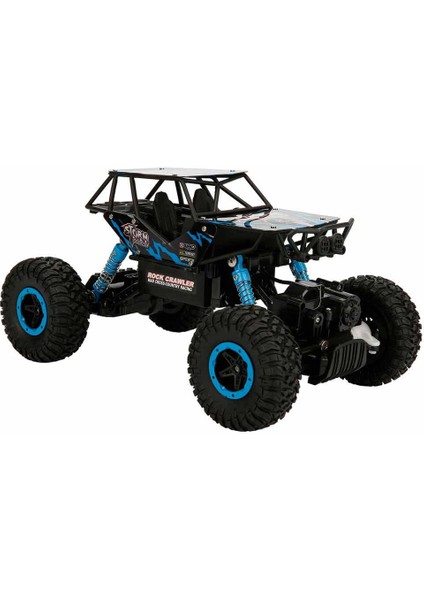 1:16 Rock Crawler Uzaktan Kumandalı USB Şarjlı Araba 25 Cm. - Mavi