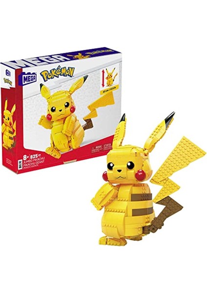 Mega Construx Pokémon - Jumbo Pikachu Figürü, 6 Yaş ve Üzeri Için Ideal Yapı Oyuncakları FVK81