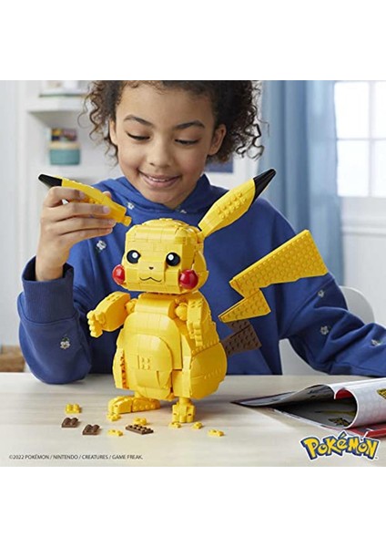 Mega Construx Pokémon - Jumbo Pikachu Figürü, 6 Yaş ve Üzeri Için Ideal Yapı Oyuncakları FVK81