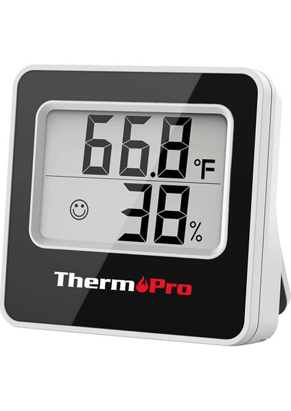 Npo Thermopro TP157 Iç Mekan (Sera, Dolap, Bebek Odası) Hassas Sıcaklık ve Nem Ölçer Mini Termometre