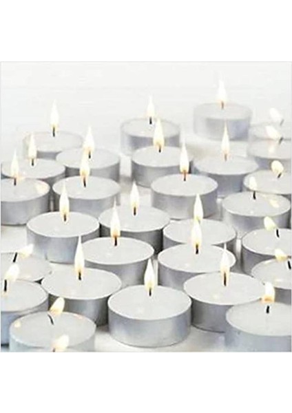 Bozkurt Mum Tealight Mum Beyaz 50' Li Bozkurt Mum