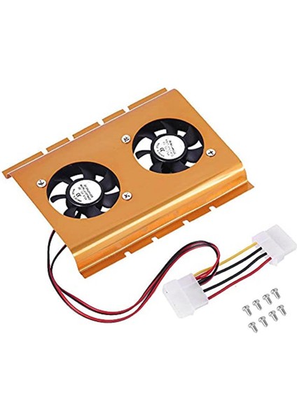 4222 Çiftli HDD Harici Disk Kasa Içi Soğutucu Fanı