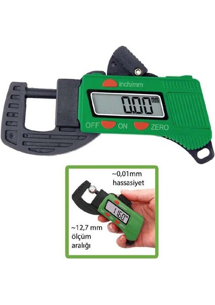 Hassas Kalınlık Dijital Ölçer