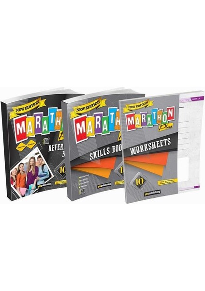 YdsPublishing Yayınları 10. Sınıf Marathon Plus 3 Kitap Set