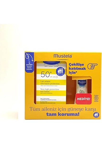 Spf 50+ Güneş Losyonu 100ML + Vücut Losyonu 50ML Hediye fiyatları