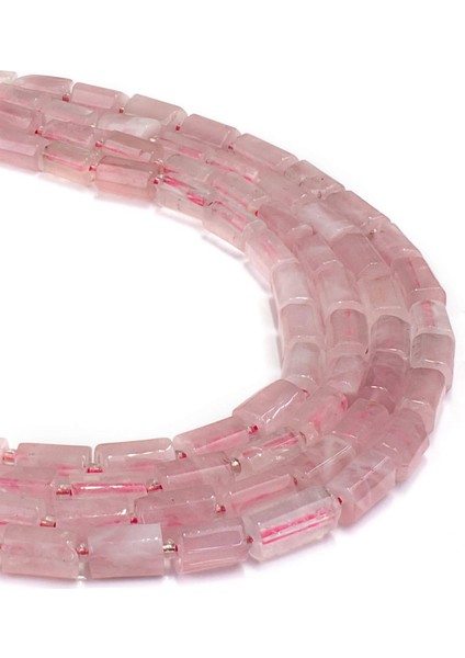 8X11 mm Pembe Kuvars Doğal Taş Dizi fiyatları