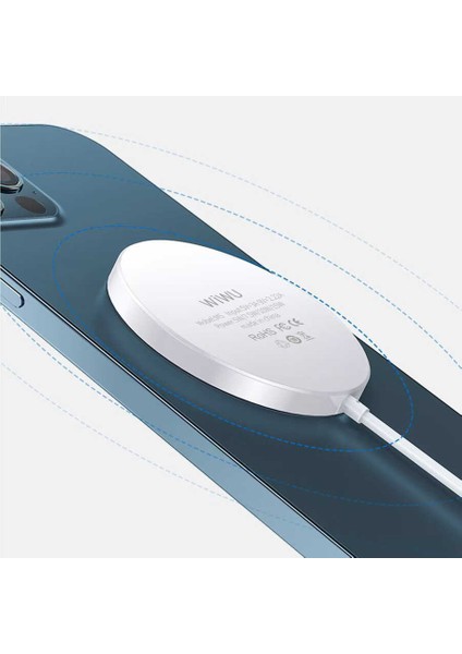 Magsafe Pd / Magsafe Uyumlu Hızlı Şarj Destekli Kablosuz Şarj
