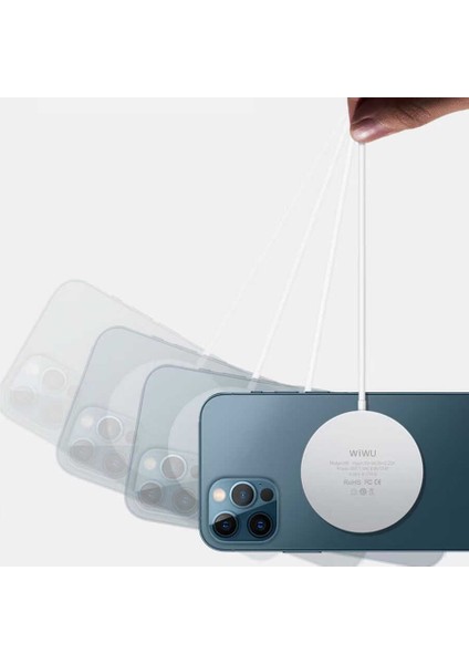 Magsafe Pd / Magsafe Uyumlu Hızlı Şarj Destekli Kablosuz Şarj