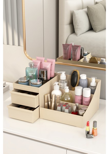 Elegant Makyaj ve Kozmetik Düzenleyici Organizer Fırçalık