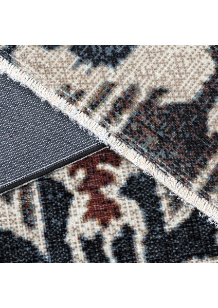 - Nonki Home Yeni Nesil Pamuk Taban Yıkanabilir Oturma Odası Halısı indirimleri