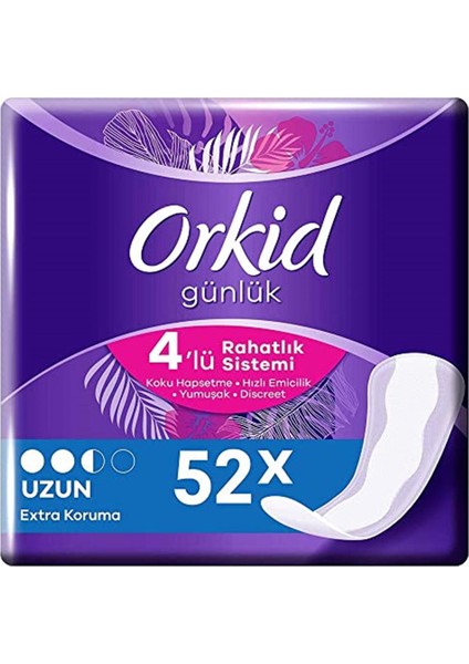 Günlük Ped Ekstra Koruma Uzun 52 Ped