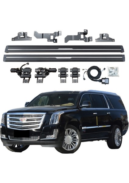Cadillac Escalade Long 2015-2020 Elektrikli Yan Basamak Seti