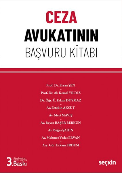Ceza Avukatının Başvuru Kitabı (Ciltli)