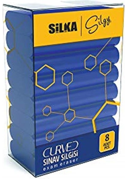 Curved Sınav Silgisi 8'li Sg.53