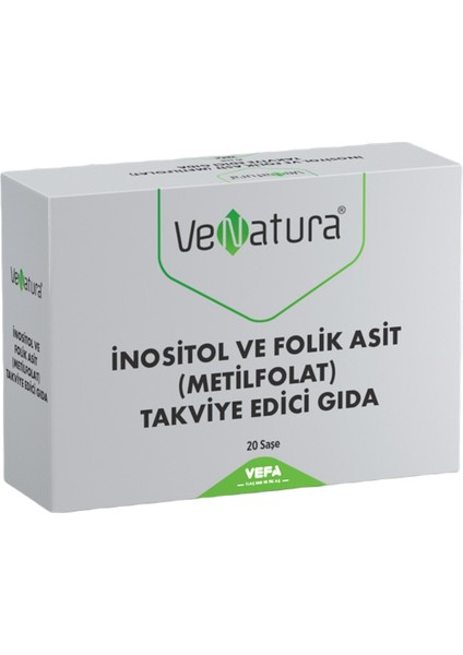 Inositol ve Folik Asit (Metilfolat) 20 Şase