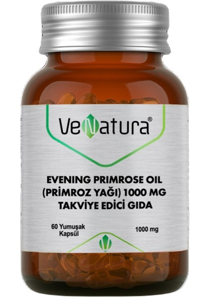 Evening Primrose Oil (Primroz Yağı) 1000 Mg 60 Kapsül