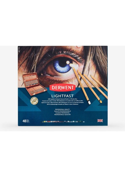 : Lightfast Kuru Boya Kalem Seti : 48 Renk (Ahşap Kutu) fiyatları