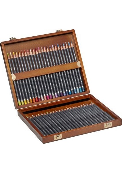 : Procolour Kuru Boya Kalem Seti : 48 Renk (Ahşap Kutu) fiyatları