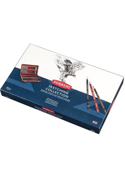 : Sketching Eskiz Kalem Seti : 72 Renk (Ahşap Kutu) modelleri