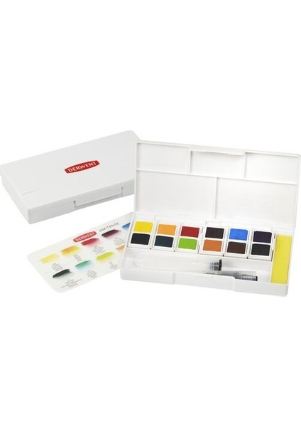 : Inktense Sulu Boya Seti : 12 Renk (Palet No 1)